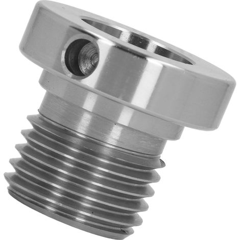 Adaptateur de broche pour tour à bois, douille de réduction en acier inoxydable pour poupée fixe, filetage mâle 33 mm, filetage femelle 25 mm (1/5)