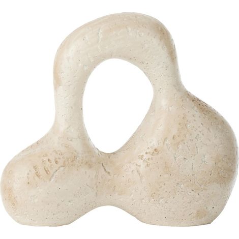 Objet Déco en Céramique "Olina" 22cm Crème (1/3)