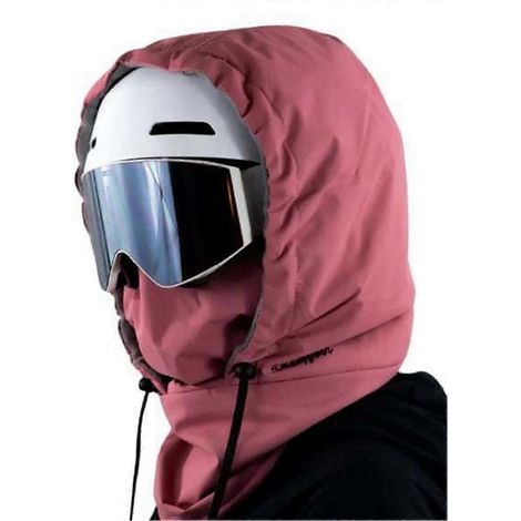 Cagoule intégrale coupe-vent et imperméable en polaire, idéale pour le ski et les sports d'hiver en extérieur (hommes et femmes). (1/5)