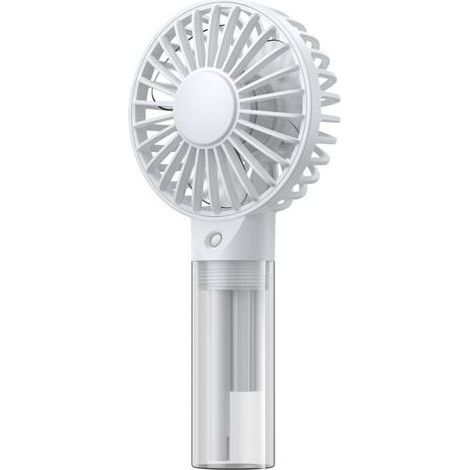 LYERCW - Ventilateur brumisateur portable – Ventilateur de brume d\'eau personnel rechargeable avec réservoir d\'eau de 32 ml Mini ventilateur de refroidissement à main pour voyage, extérieur, maquill