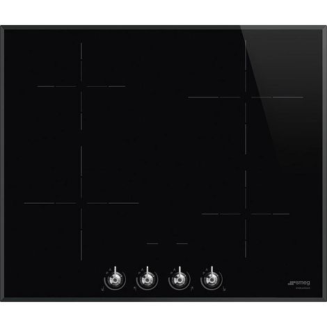 Smeg Classic Classica Piano di cottura SI364BM Nero Made in Italy. Colore del prodotto: Nero, Posizionamento dell'apparecchio: Da incasso, Dimensione della larghezza del piano cottura: 60 cm. Tipo ... (1/2)