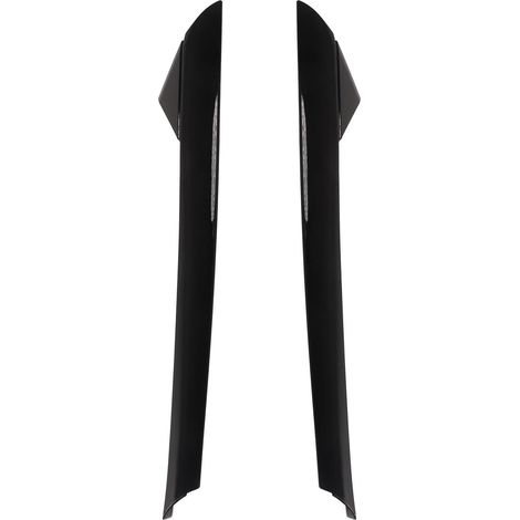 GARRYFIZH Garniture extérieure de montant de pare-brise avant BB5Z7803136AB Noir brillant Gauche Droite Remplacement pour Ford Explorer 2011‑2019