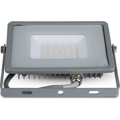 Projecteur LED V-TAC 30W Samsung gris 2400lm 6400K