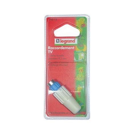 Fiche Tv Femelle Legrand Connecteur Tv Antenne D9.5mm - Legrand