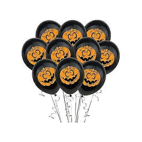 Kit de ballons citrouille d'Halloween, ballons en latex avec empreintes de doigts et sang pour une fête effrayante (1/3)