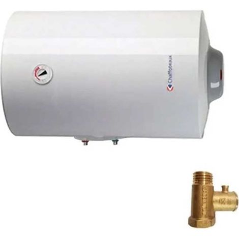 Calentador de agua eléctrico de pared horizontal Chaffoteaux 3201236 CHX de 80 litros
