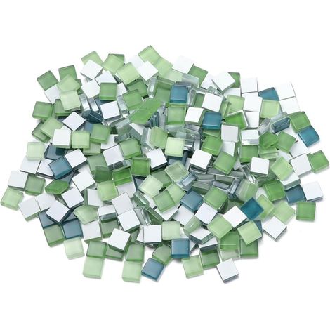 300 Pièces Mosaïque Décorative Coloré en Verre Cristal (1/5)