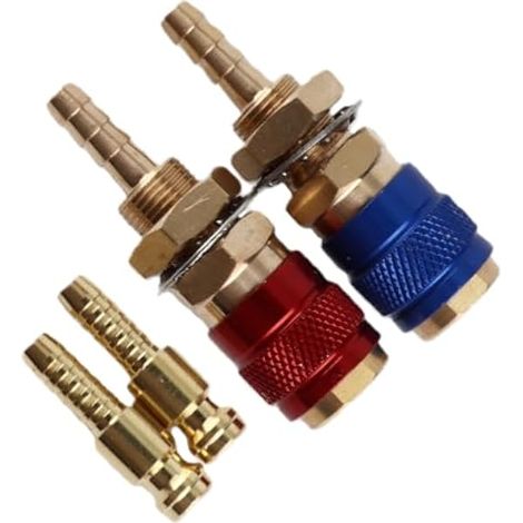 Fafeicy Adaptateur de Gaz Refroidi à L'Eau, Raccord Rapide pour Gaz et (1/5)