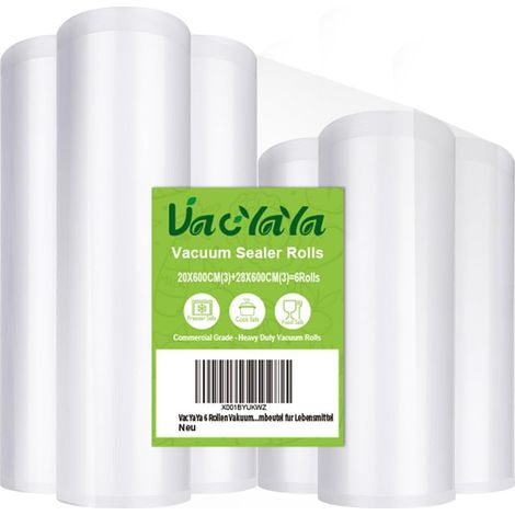 Rouleaux Sous Vide 20/28cm x6m Alimentaire Congélation (1/5)