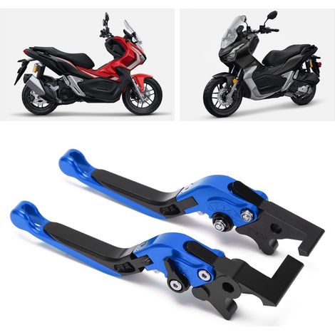 Accessoires moto - Poignées de maintien pour Honda ADV150 2019-2021 (PCX-R H18) - Bleues (1/5)