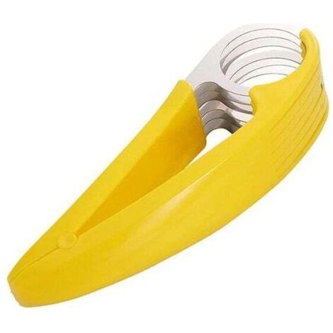 Fournitures de cuisine en acier inoxydable, outil de coupe de fruits bananes, couteau de séparation de saucisses de jambon, machine de découpe de fruits