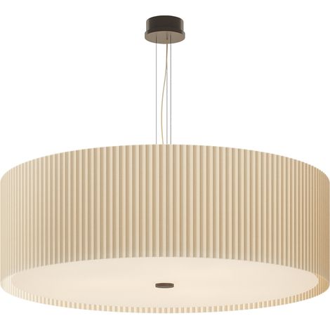 E2 ELIZABETH handgefertigte ponge-plisse-deckenlampe (1/3)