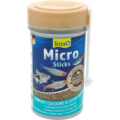Micro sticks, aliment complet pour petit poissons tropicaux 45g/100ml - Tetra