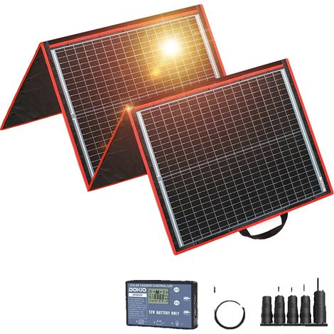 Pannello solare portatile e pieghevole, generazione di energia efficiente, 160W ZJ (1/2)