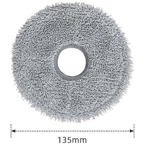 NALOOKAMIC Lot de 10 chiffons de rechange pour aspirateur robot Dreame Bot L10 Prime / L10S Pro