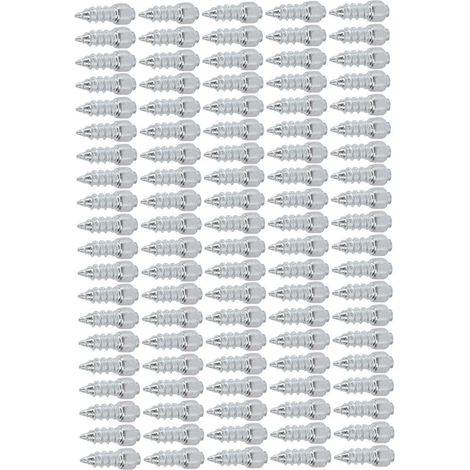 Lot de 100 crampons antidérapants pour pneus neige, compatibles avec voitures, motoneiges, motos, vélos et scooters. (1/5)