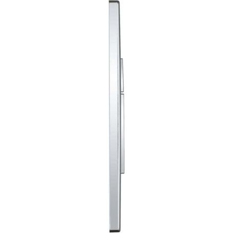 NALOOKAMIC For Grohe Skate Cosmopolitan Dual Flush Plate, Matt Chrome (38732P00)