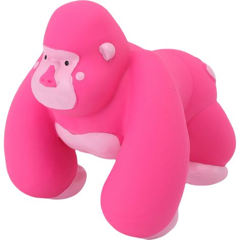 Quietschendes Kauspielzeug aus Latex für Hunde, zur Zahnreinigung, gegen Einsamkeit, niedlich, weich, Tier, Beißspielzeug für Haustiere, Gorilla (1/5)