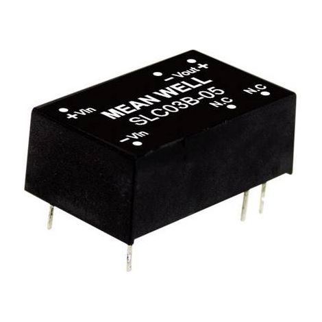 Mean Well SLC03A-05 Module convertisseur CC/CC 600 mA 3 W Nbr. de sorties: 1 x Contenu 1 pc(s) Q123142 (1/2)