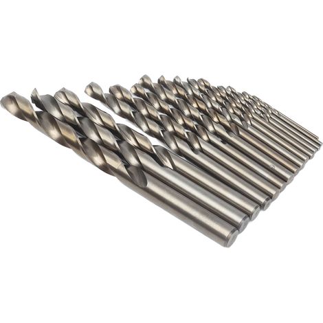 15-teiliges Spiralbohrer-Set 135° oxidiert Gold-Kobalt zum Schneiden harter Metalle (1/5)