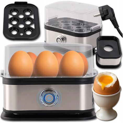 Eierkocher für 6 Eier, elektrisch, 200 W, Eierkocher, Dampfformen (1/5)