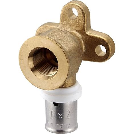 Pressfitting-Wandwinkel 39 mm - 16 x 2,0 mm - 3/8 Zoll Innengewinde für MV-Rohr