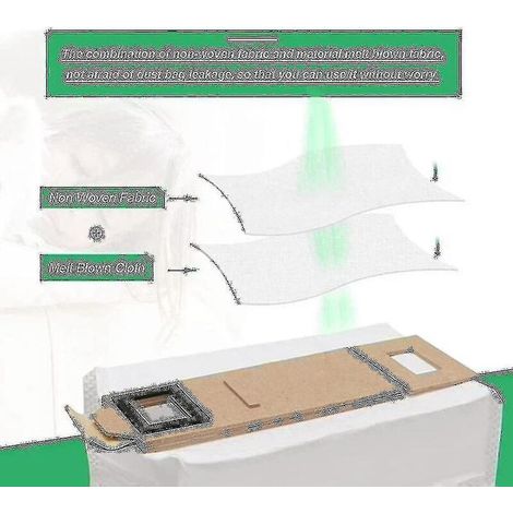 Lot de 10 sacs d'aspirateur de rechange pour S7 T7s T7s Plus Sac à poussière Accessoires Pièces de rechange pour aspirateur (1/2)