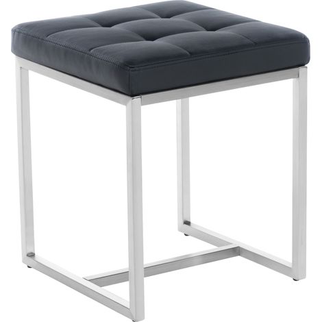 Edelstahl Sitzhocker Barci schwarz (1/10)
