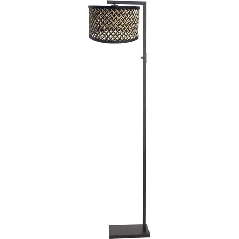Steinhauer - lampadaire - Stang - noir - bambou métal - lampe (1/4)