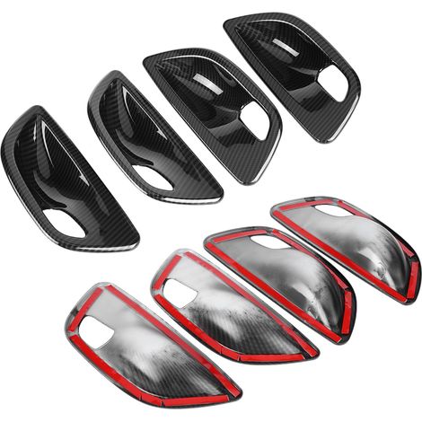 4 Türverkleidungen aus ABS in Carbon-Optik für BMW 5er F10 (2011–2016), Schutzhüllen für den Innenraum (1/5)