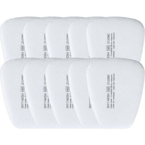 5N11CN filtre coton KN95 masque anti-poussière filtre de remplacement filtre en coton particules filtre trapézoïdal général 10 pièces