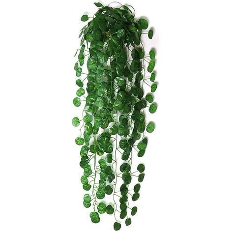 Vigne verte pour décoration de maison, feuilles suspendues factices, plantes artificielles (1/5)