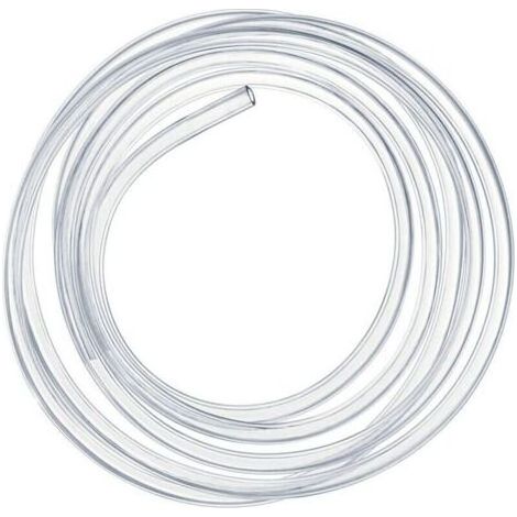 Tuyau Transparent de Pression 10 mètres, 10 × 12mm Tuyauterie Flexible Tube de PVC (1/4)