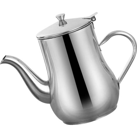 Multifunktionale Ölkanne aus Edelstahl, auslaufsicher und hitzebeständig, kann auch als Öl- oder Essigflasche zum Kochen verwendet werden, 70 oz (mit Filter). (1/5)
