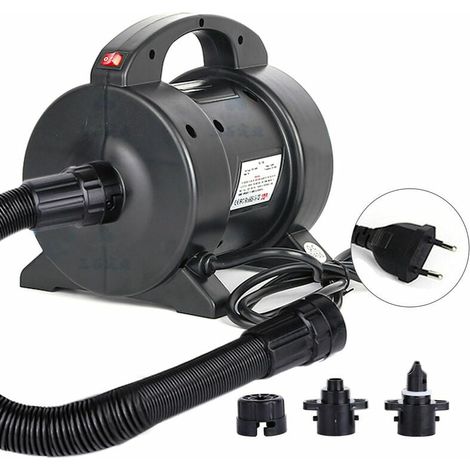 Pompa elettrica portatile per materassi ad aria da 1600 W: pompa di gonfiaggio rapida con 2 ugelli per materassi ad aria, letti gonfiabili e barche. (1/5)