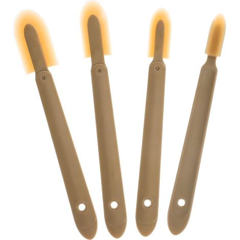 4pièces Spatule à Calfeutrer Outil De Calfeutrage Kit De Retrait De Coulis Outil De Lissage Application De Jointoiement (1/5)