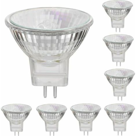 MR11 12V 35W lampes halogènes GU4 base spot 2800K blanc chaud, dimmable,pack de 8 - (1/5)