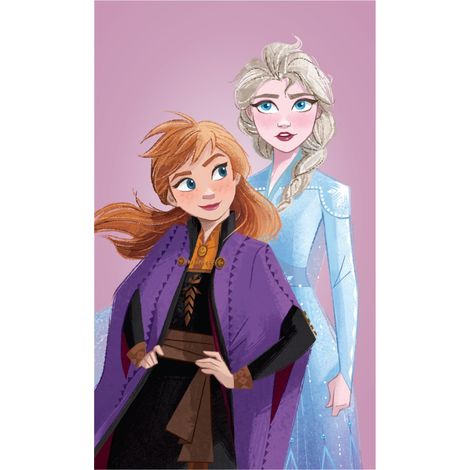 Serviette pour enfants d'âge préscolaire FROZEN, en coton, 30 x 50 cm, pour le visage et les mains