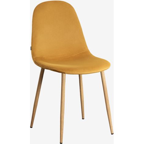 Sedia da pranzo imbottita Glamm SKLUM         Legno naturale   