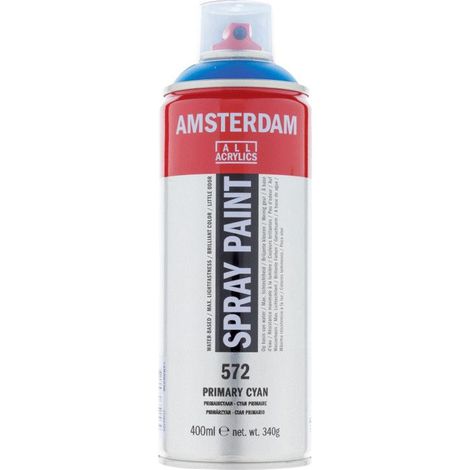 Bombe de peinture Amsterdam 400 ml cyan primaire (1/2)