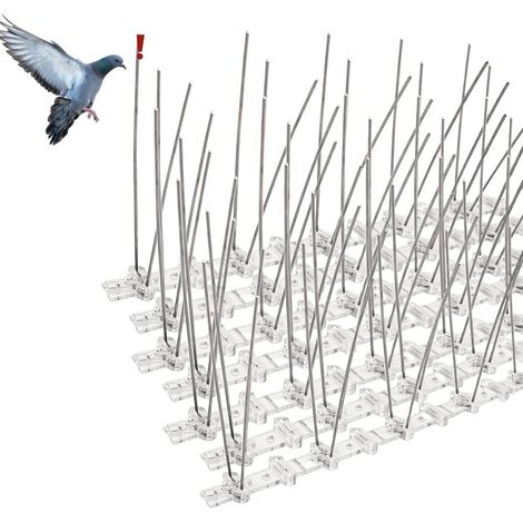 Pic Anti Pigeon,0.75 Meter Pique Anti Pigeons pour Balcon,Pic Anti Oiseaux,Anti Pigeon Balcon,Anti Pigeons Extérieur pour Moineaux Hirondelles Corneilles Chat