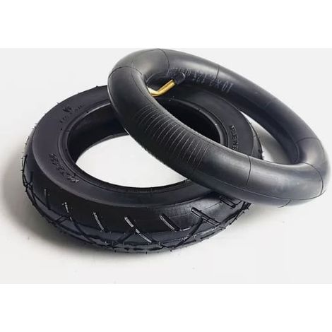 Ecleanfy - Chambre à air et pneus 10x2,125 Pure Air Pro Decent ou Riley 10" 2,125 à tringle (1/4)