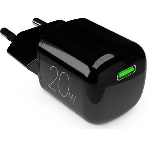 PURO PUFCMTCUSBC20WGBLK Ladegerät für Mobilgeräte Smartphone, Tablets Schwarz AC Kabelloses Aufladen Schnellladung Drinnen