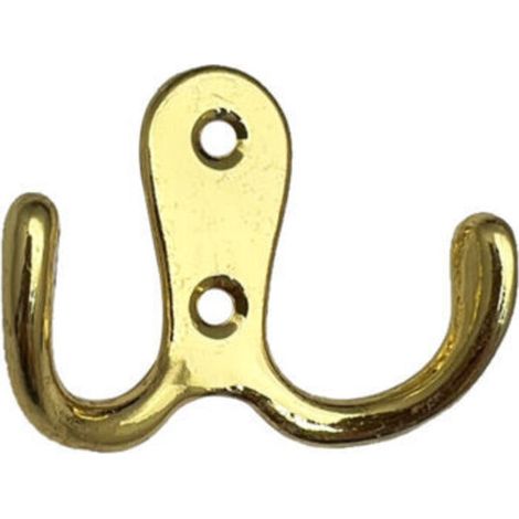 (Gold) Set mit 6 Retro-Garderobenhaken, Retro-Wandhaken, Türhaken aus Metall für Badezimmer, Küche, Schlafzimmer, Eingangsbereich