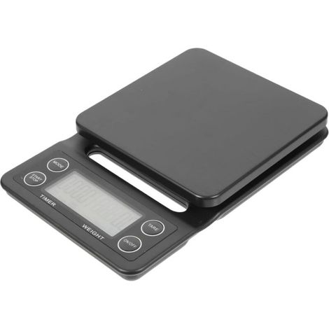 Balance Électronique de Précision pour Café pour Cuisine Pâtisserie Léger et Compact Facile à Transporter(3kg/0.1G) (1/5)