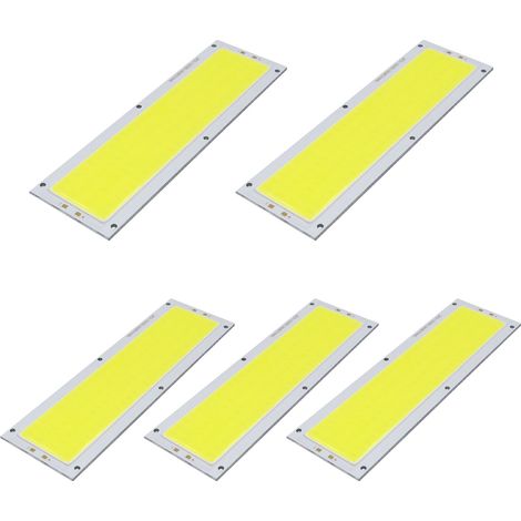 Lot de 5 Bandes LED, COB 10 W 12 V, lumière blanc chaud, pour décoration intérieure et bricolage(Q3 : Nouveaux produits pour le mois d'août) (1/5)