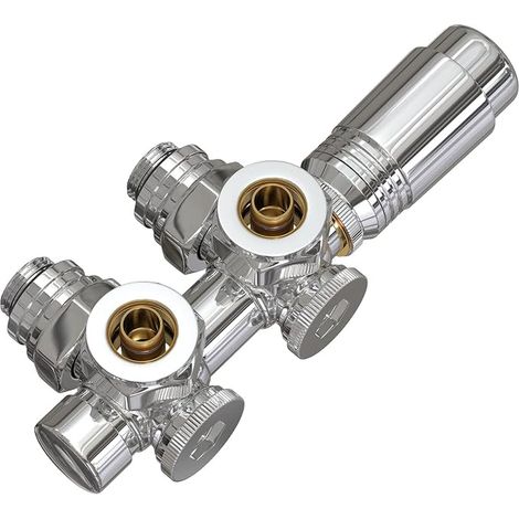 Thermostatic Radiator Tap Chrome 1 Piece (1/4)