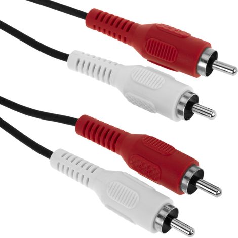 BeMatik - Stereo Audio Cable 2m (2xRCA-M/M)