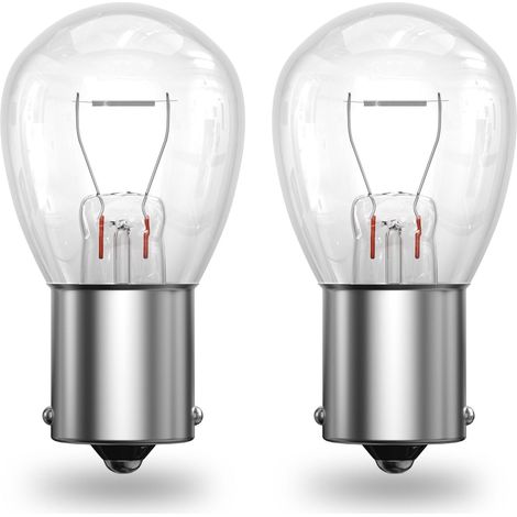 Lot de 2 Ampoule S25 BA15s 32V 18W Dimmable Blanc Chaud 2700K Pour Auto Garage