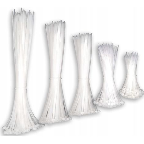 Attaches-câbles UV - 100 pièces - Naturel - Résistant aux intempéries - Idéal extérieur (1/5)